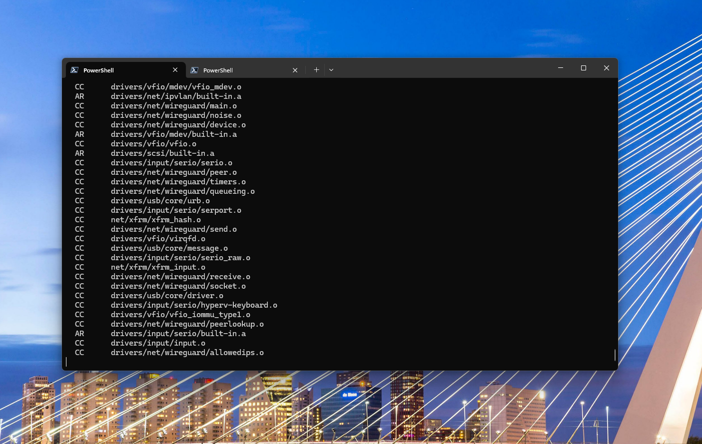Kernel building preview image